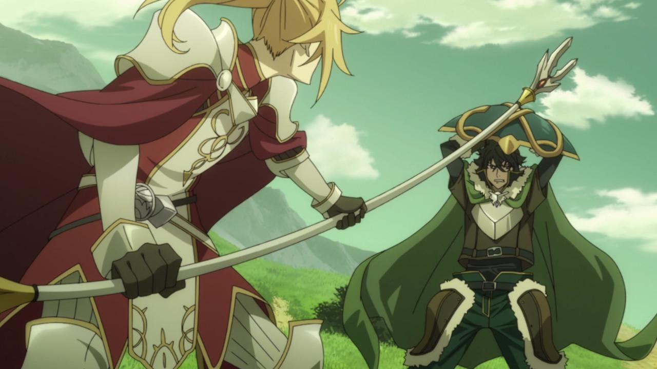 The Spear Hero Battles the Shield Hero - The Rising of the Shield Hero Episode 18