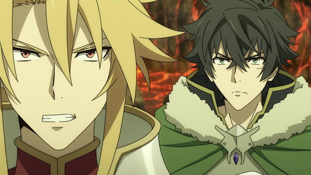 Motoyasu the Spear Hero and Naofumi the Shield Hero - The Rising of the Shield Hero Episode 19