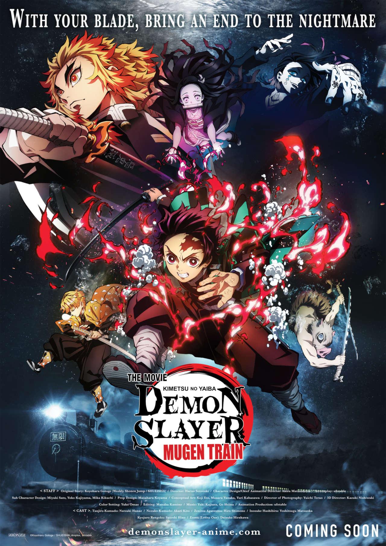 Kimetsu no Yaiba: Demon Slayer - The Mugen Train Poster